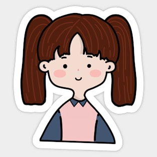 Twintails Girl - Lisa Sticker